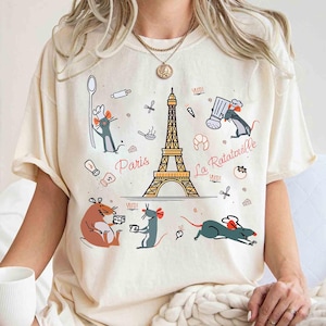 Disney Pixar Ratatouille Cute Remy Little Chef Paris And Foods Shirt, Remy&#39;s Ratatouille Adventure Tee, Disneyland Family Vacation Gift
