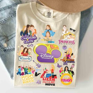 Disney Channel Movies Shirt, Phineas and Ferb Lizzie McGuire High School Musical Disney Channel Fan Gifts, Walt Disney World Disneyland Trip