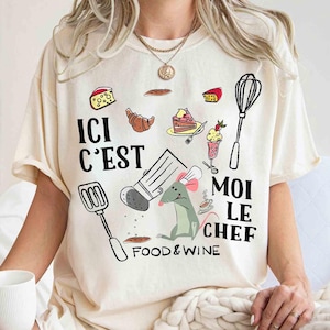 Ratatouille Remy Little Chef Anyone Can Cook Shirt, Disney Pixar Remy&#39;s Ratatouille Adventure Tee, Disneyland Family Vacation Holiday Gift