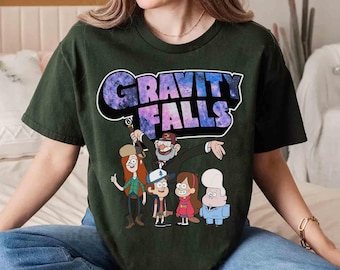 Disney Gravity Falls Characters Group T-shirt, Mabel Dipper Wendy Tee, WDW Magic Kingdom Unisex Comfort Colors® Tee Birthday Family Gift Tee