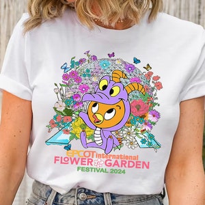 Disney Epcot International Flower and Garden Festival 2024 Shirt, Cute Orange Bird Epcot Center Tee, Walt Disney World Family Vacation Gift image 2