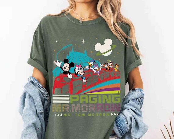 Paging Mr Morrow Mickey & Friends Vintage T-shirt, Disney Space