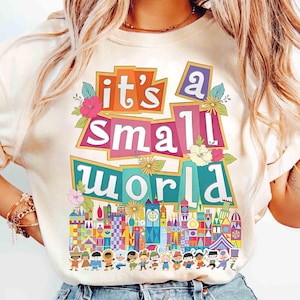 USディズニー イッツ・ア・スモールワールド Tシャツ ロンT XL ディズニー Its a small world shirt - Etsy 日本