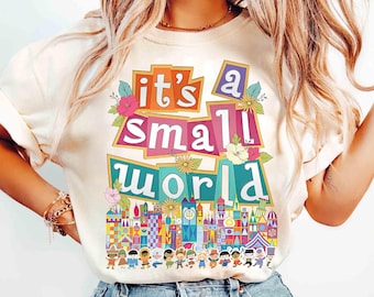Retro Patel Fantasyland Park It's A Small World Shirt, Disney Dreams Shirt, Disneyland Family Matching Tee, WDW Family Vacation 2026 Shirt