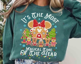 It's The Most Wonderful Time Of The Years Gingerbread Christmas T-shirt, Mickey And Friends Very Merry Xmas Tee, Disneyland Family Gift