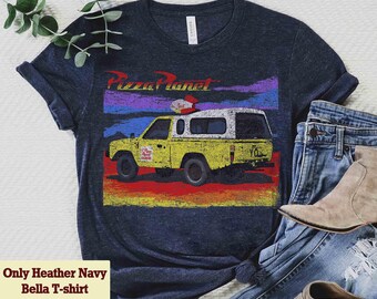 Disney Pixar Toy Story Pizza Planet Truck Distressed T-shirt, Buzzlight Year and Woody-shirt, Disneyland familievakantie vakantie 2026 reis