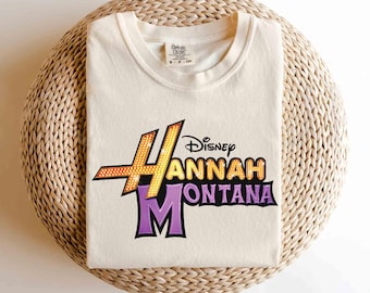 Camiseta con el logotipo de Hannah Montana de Disney, "El otro lado de mí", camiseta de Hannah Montana de Disney Channel, regalo familiar de WDW Magic Kingdom Disneyland