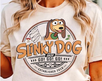 Disney Toy Story Slinky Dog Dash Retro T-shirt, Disney Toy Story Land Family Matching Tee, Magic Kingdom T-shirt, Family Birthday Gift Tee