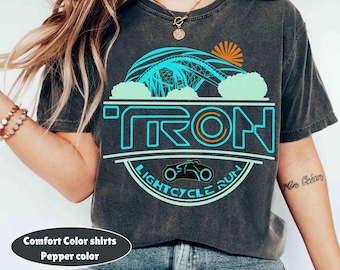 Retro Tron Shirt, Disney Tron Lightcycle Run Shirt, Tron Lightcycle Power Run, Magic Kingdom Tee, Disneyland Tee, Tomorrowland Family Trip