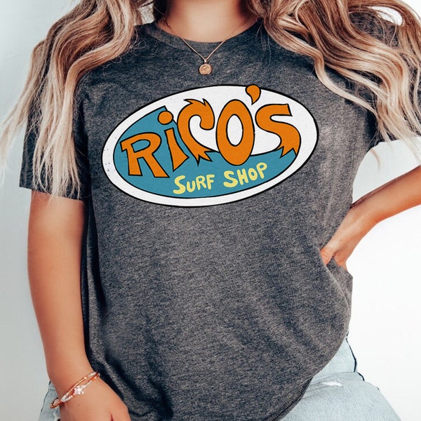 Disney Channel Hannah Montana Rico’s Surf Shop Logo Shirt, Hannah Montana Tee, WDW Magic Kingdom Disneyland Family Vacation Holiday Gift