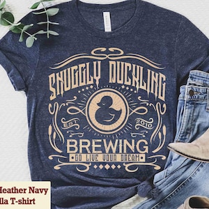 Retro The Snuggly Duckling Brewing Go Live Your Dream T-shirt, Disney Tangled Rapunzel Princess Tee, Magic Kingdom Family Vacation 2025 Trip