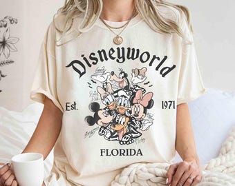 Retro Disneyworld Florida Est 1971 Halloween Shirt, Disney Mickey & Friends Skeleton Tee, Mickey_s Not So Scary Halloween Party 2026 Trip