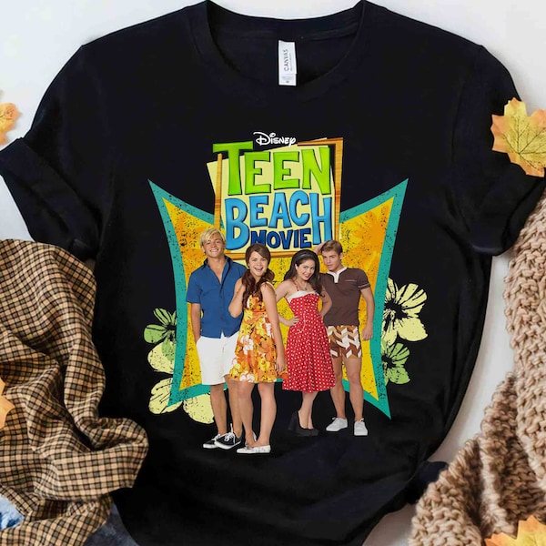 Disney Channel Teen Beach Movie Cast T-Shirt, Tanner Lela Tee, WDW Magic Kingdom Disneyland Family Birthday Gift Adult Kid Toddler Tee