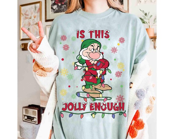 おもしろくて不機嫌な小人「これで十分楽しいクリスマスライト」T