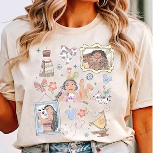 Disney Moana Shirt, Moana Characters Shirt, Hei Hei and Pua Shirt, Disneyworld Disneyland shirts, Matching Family Disney Shirt, Princess Tee