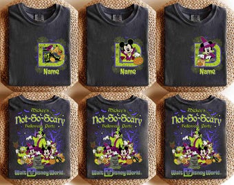 Camisetas de Disney Mickey y sus amigos para Halloween 2026, camiseta de Mickey para Halloween, viaje familiar a juego para Halloween de Disney
