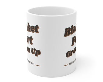 Mug for Cozy Homebodies, Gift for Book Lovers and Blanket Fort Fans