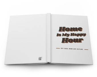 Homebody Journal for Slow Evenings, Cozy Gift for Writers and Planners