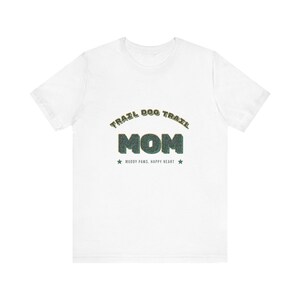 Dog Mom Hiking T-shirt, Trail Lover Gift for Pet Owners and Outdoor Walks image 1