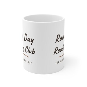 Mug for Book and Tea Lovers, Cozy Rainy Day Reading Gift image 3