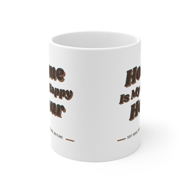 Cozy Home Mug for Homebodies, Housewarming or Tea and Coffee Lover Gift image 1