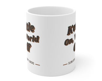 Mug for Tea and Coffee Lovers, Cozy Homebody Gift for Slow Mornings