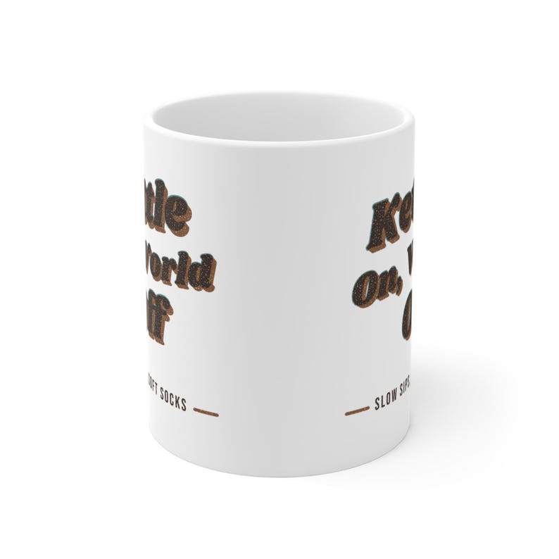 Mugg för te- och kaffeälskare, mysig hemkär present för lugna morgnar bild 1