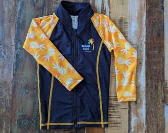 Kids Spring Rash Guard - Pineapples