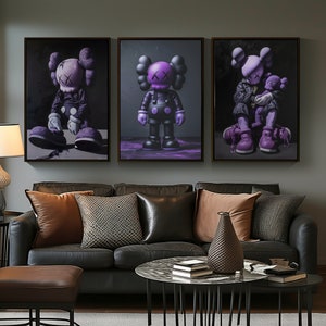 Kaws Poster Print Minimalist Kaws Wall Art Digital Download | Hypebeast Canvas Poster Print Roomfilydigital Today