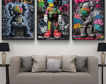Ensemble d'impressions d'art graffiti Hypebeast – Décoration de rue moderne (téléchargement numérique)
