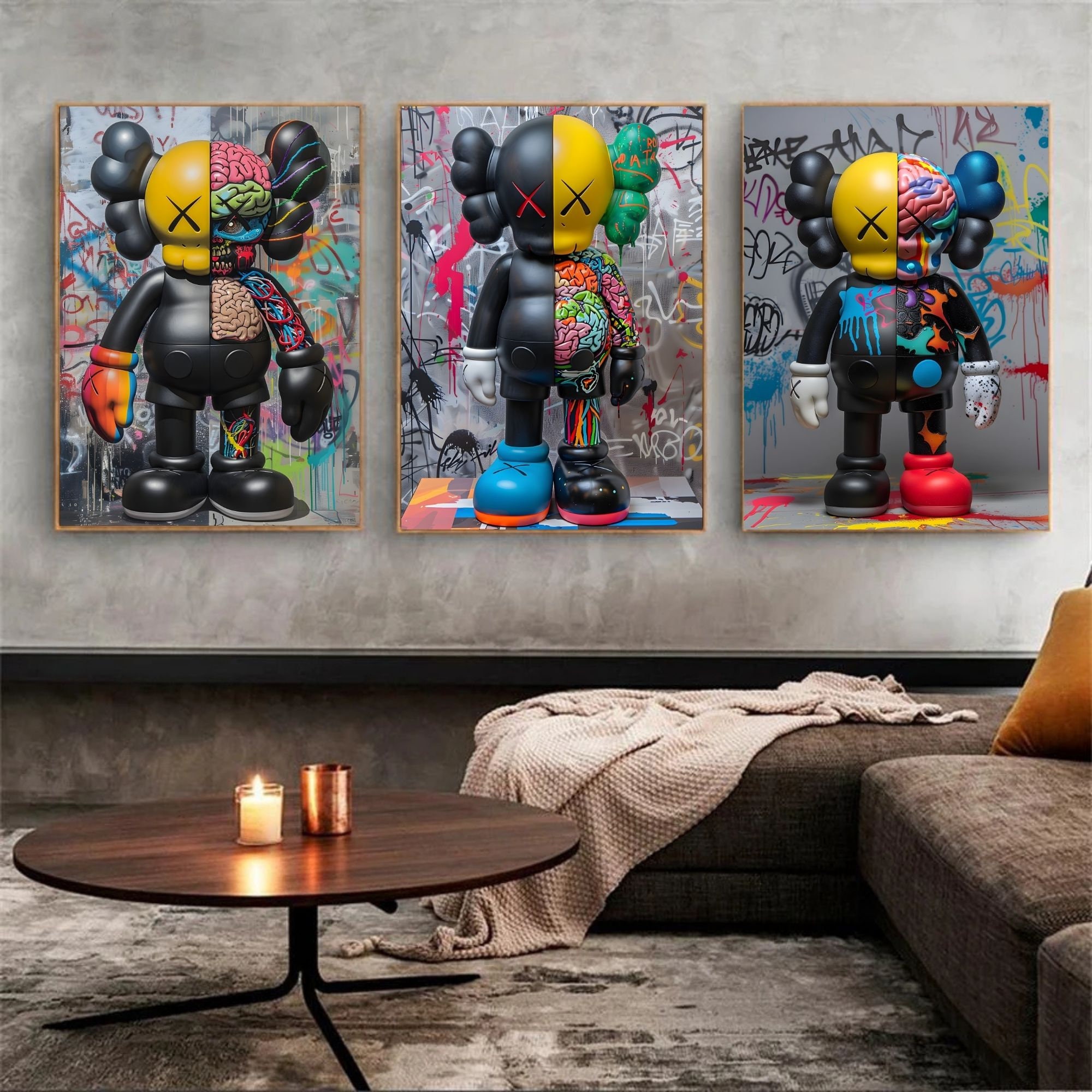 KAWS TOKYO FIRST KAWS Exhibition poster Tokyo | eBay