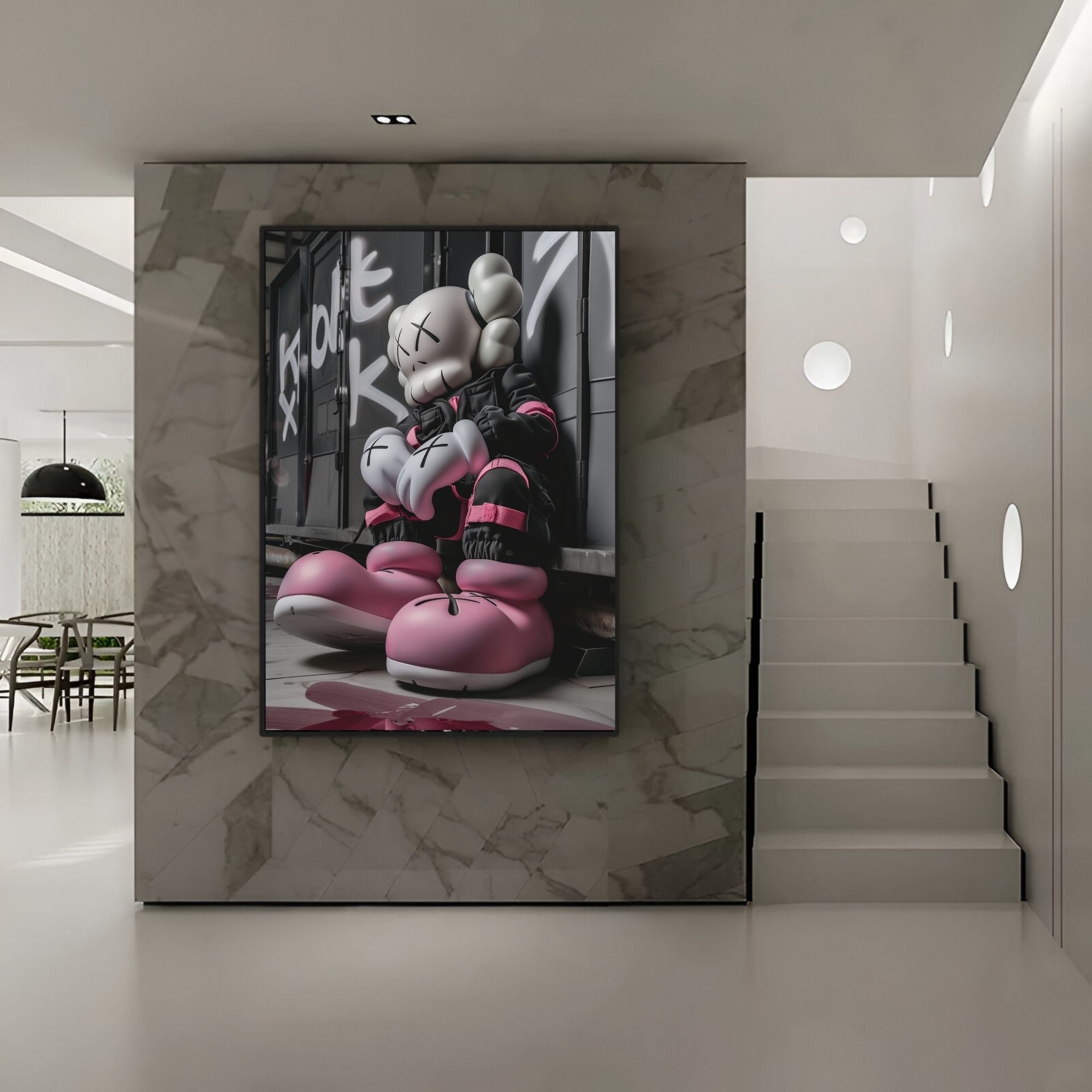 KAWS Poster Set of 3,hypebeast, Printables Minimalist Kaws