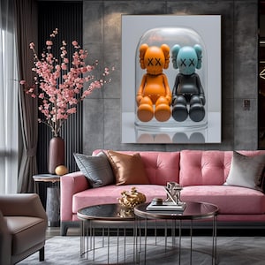 Graffiti Kaws Hypebeast Digitaler Download | Moderne Kunst Figur Druck | Wanddekoration