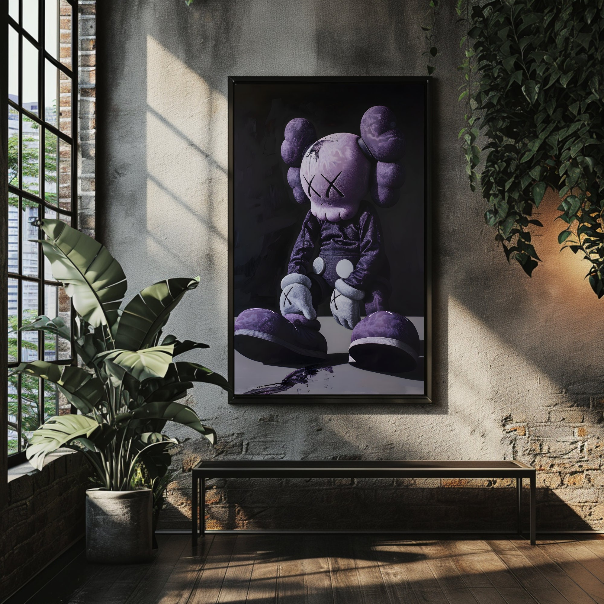 セットアップ Set Poster KAWS of Poster,printables Figure ,kaws 4 ポスター