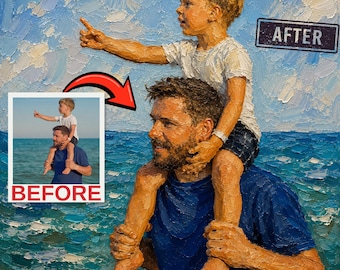 Custom Wedding Painting from Photo, Family Oil Portrait, Personalized Couple Canvas Gift for Anniversary or Engagement