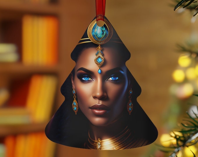 Christmas Ornament of Queen Cleopatra Painting 13, Metal Ornaments, Holiday -Christmas, Holiday Decors, Home Decor, Office Decor, Xmas Decor