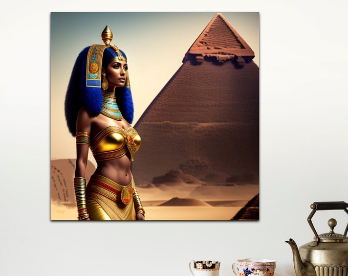 Queen Ankhesenamun Egypt's Lost Princess and Wife of King Tut Painting 1, Wall Art, Fine, Home Decor, Office, Dorm, Egyptian, Arts -Gifts