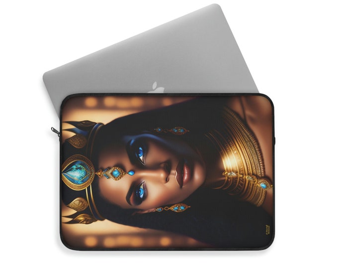Queen Cleopatra Laptop Sleeve 13 | MacBook Pro/Air Laptop Sleeve | Computer Case for MacBook | Gift for Her | High quality iPad Pro Case
