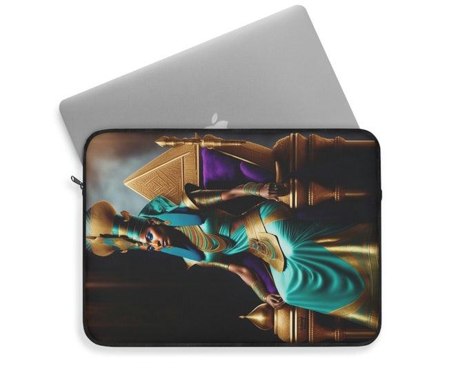 Queen Nefertiti Laptop Sleeve 16 | Laptop sleeve for MacBook | Computer Case for MacBook Air | iPad Pro Case | MacBook felt case | iPad Case