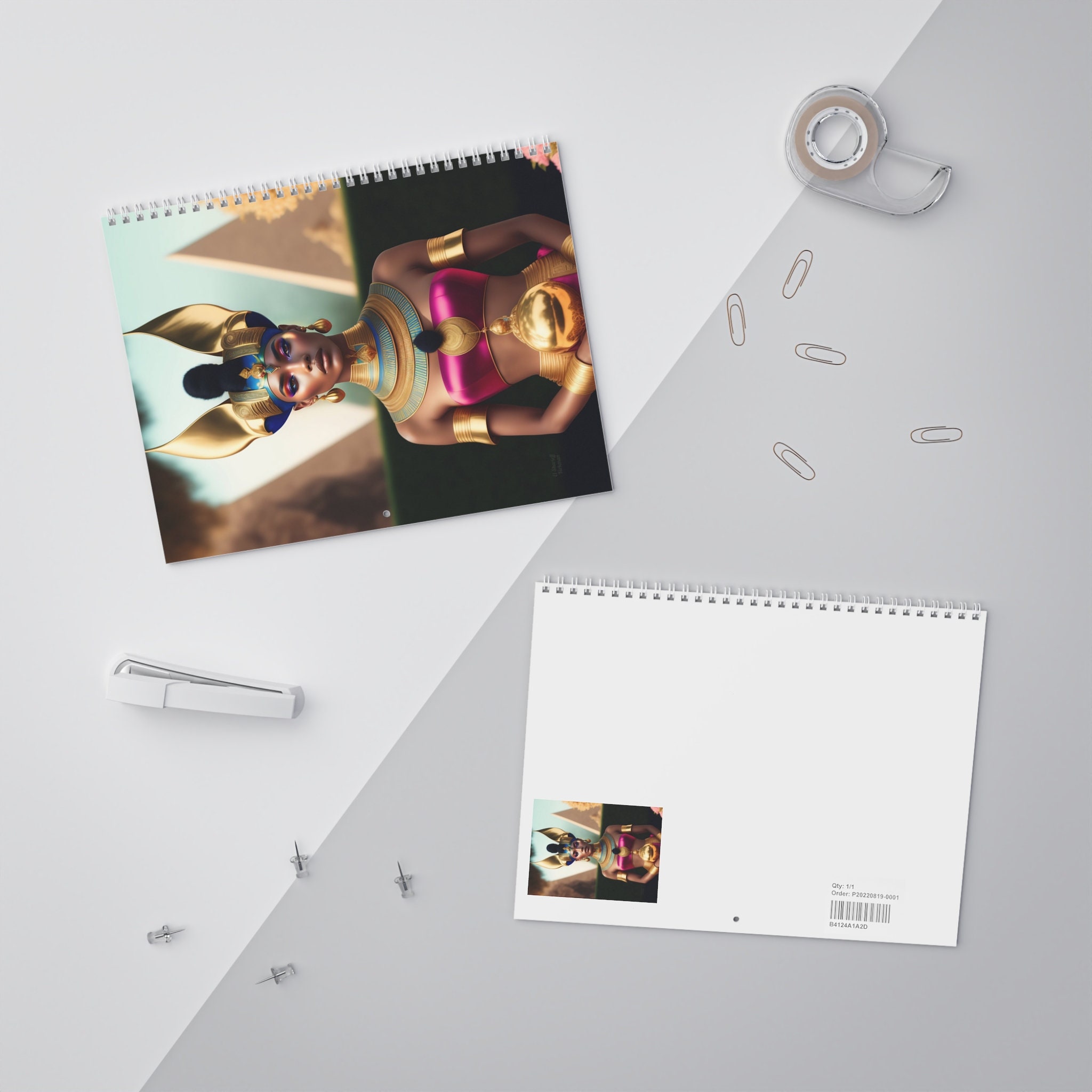 Egyptian Goddess 2024 Calendar, Monthly Calendar, 2024 Planner, 2024 ...