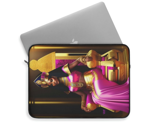 Queen Cleopatra Laptop Sleeve 12 | MacBook Pro/Air Laptop Sleeve | Computer Case for MacBook | Gift for Her | High quality iPad Pro Case