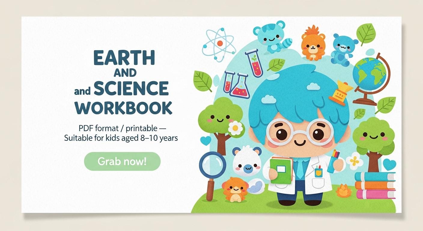 3rd and 4th Grade Earth Science Worksheets PDF |printable Workbook ...