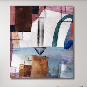 Paul Klee Portrait of an Equilibrist Canvas, Paul Klee Print, Expressionism Art Poster, Classic Wall Art, Modern Abstract Christmas Gift