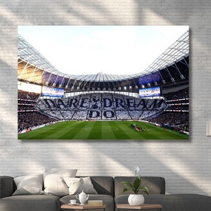 Tottenham Hotspur Stadium Canvas Poster Tottenham Hotspur Print Soccer Stadium Canvas Print Poster Stadium headboard canvas Christmas Gift