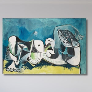 Lienzo de Pablo Picasso listo para colgar arte de pared de lienzo, cartel de Picasso, impresiones de Picasso Pablo Picasso la Guernica Canvas, Guernica Canvas Art