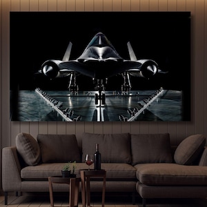 Lockheed_SR-71_Blackbird Jet Canvas Wall Art,Lockheed SR-71 Blackbird Poster,Jet Canvas Wall Art,Lockheed SR-71 Print,Blackbird Print