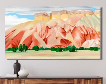 Georgia O'Keeffe canvas muurkunst Wisconsin Georgia O Keeffe schilderijen schilderstijl, kunst schilderij, vrouwelijke kunstenaars, Amerikaanse kunstenaars decor