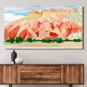 Georgia O&#39;Keeffe Canvas Wall Art Wisconsin Georgia O Keeffe Paintings Painting Style, Art Painting, Female Artists, American Artists decor