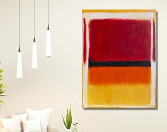 Mark Rothko Canvas Wall Art Print,Modern Wall Art,Reproduction,Mark Rothko Print, Rothko untitled 1959, Mark Rothko Painting,Rothko Museum