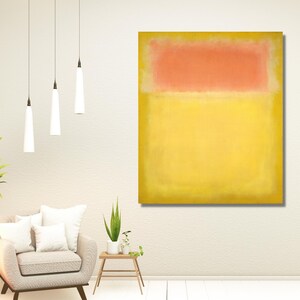 Mark Rothko Canvas Wall Art Print,Modern Wall Art,Reproduction,Mark Rothko Print, Rothko Poster, Rothko Painting,Rothko Museum, Classic Art